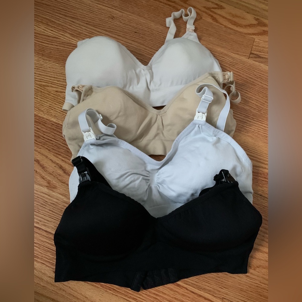 4 nursing bras- used good condition